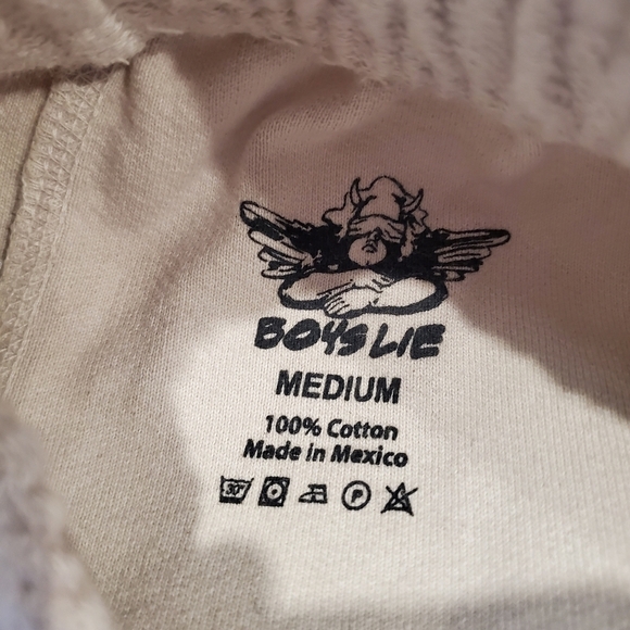 Boys Lie Inside Out Sweat Shorts Beige - Picture 4 of 4